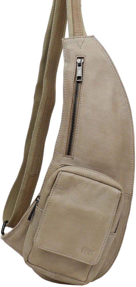 Bear Design Han Leren Crossbodytas - Feather