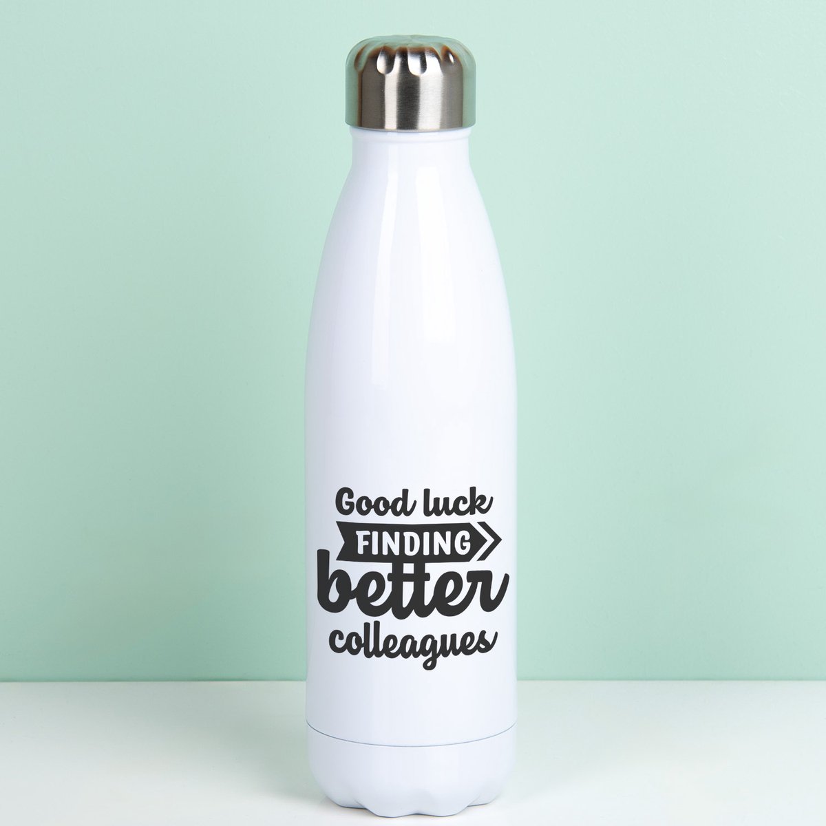 Thermosfles Better Colleagues - Wit van Ditverzinjeniet.nl