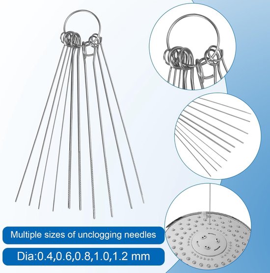 10 STKS Douchekop Reinigingsborstel Douchekop Cleaning Tools Douche Gat Gaten Boring Cleaner Toetsenborden Borstel Badkamer Benodigdheden