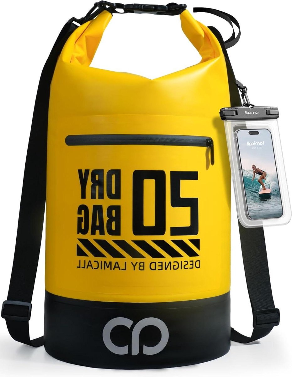 Titel: Waterdichte Dry Bag Geel 20 L