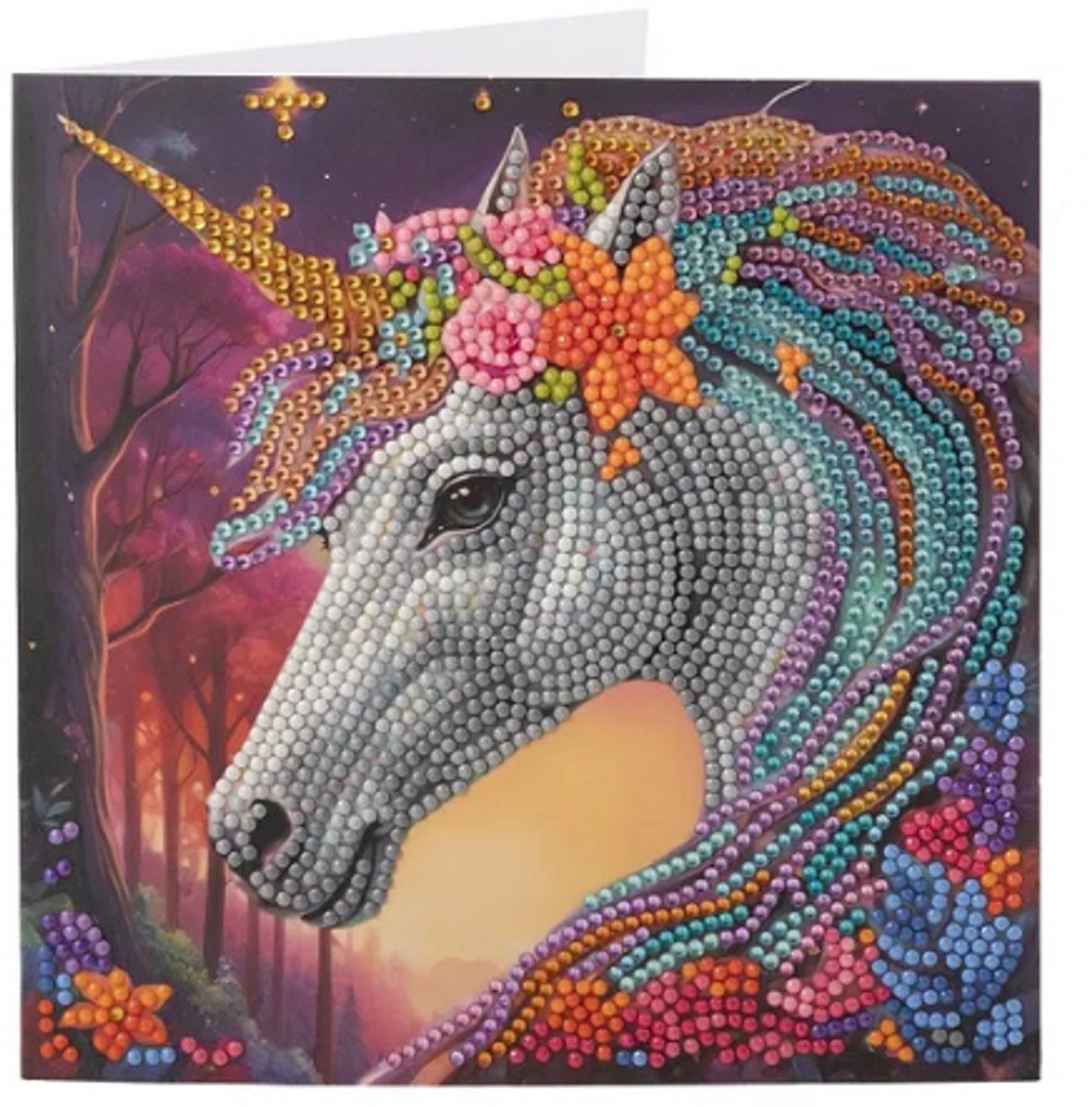 Crystal Card Kit ® Charmed (18x18 cm)