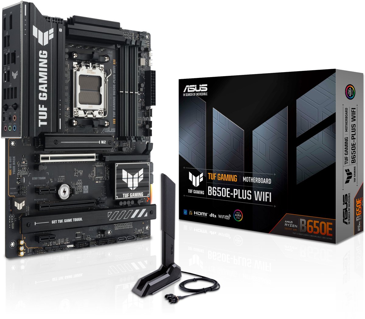 ASUS TUF Gaming B650E-PLUS WIFI - Moederbord - Socket AM5 - ATX - AMD B650 chipset