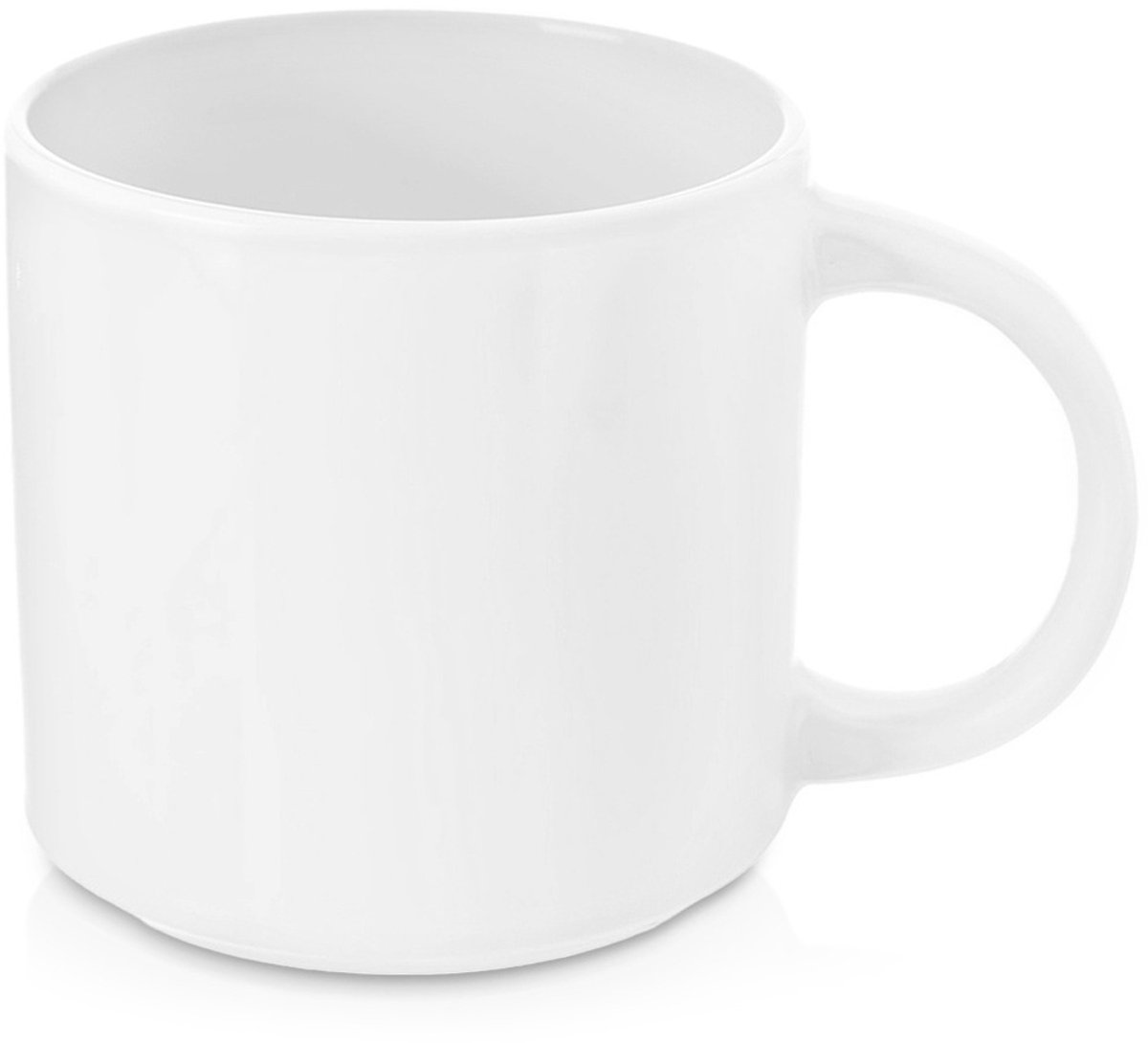 Mok Porselein Wit MONA 330 ml - Koffiemok - Theebeker - Koffie - Beker