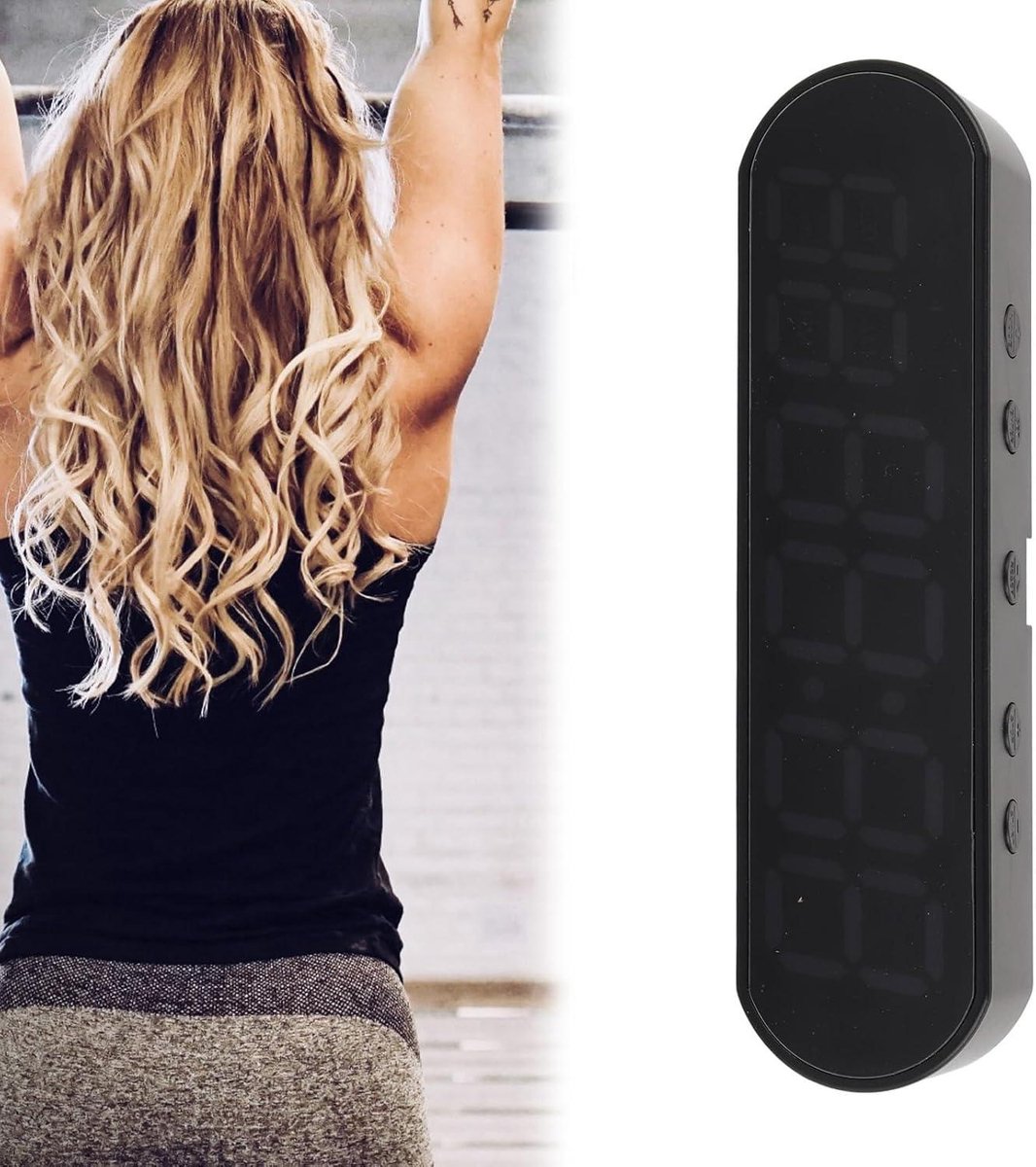 Gym Timer - Multifunctionele Draagbare Interval Workout Timer voor Boksen HIIT Fitness - 1000mAhUSB Fitness Sport Wekker met Bediening — cadeau in Sport & Outdoor - foto 5