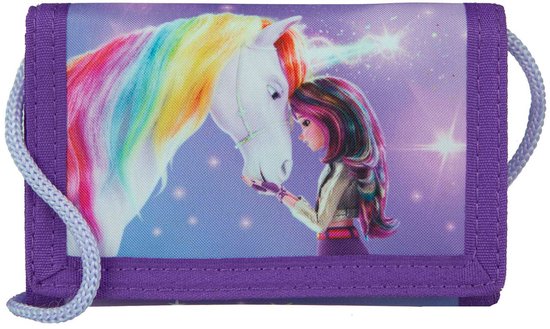 Unicorn Academy Portemonnee voor Kinderen met Koord
