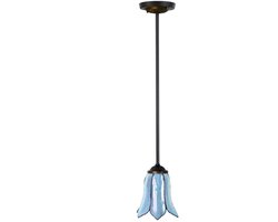 Tiffany Hanglamp Gentian Blue pendant - Art Deco Trade
