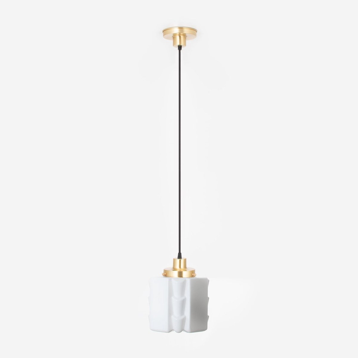 Hanglamp aan snoer Expressionisme 20's Messing - Art Deco Trade