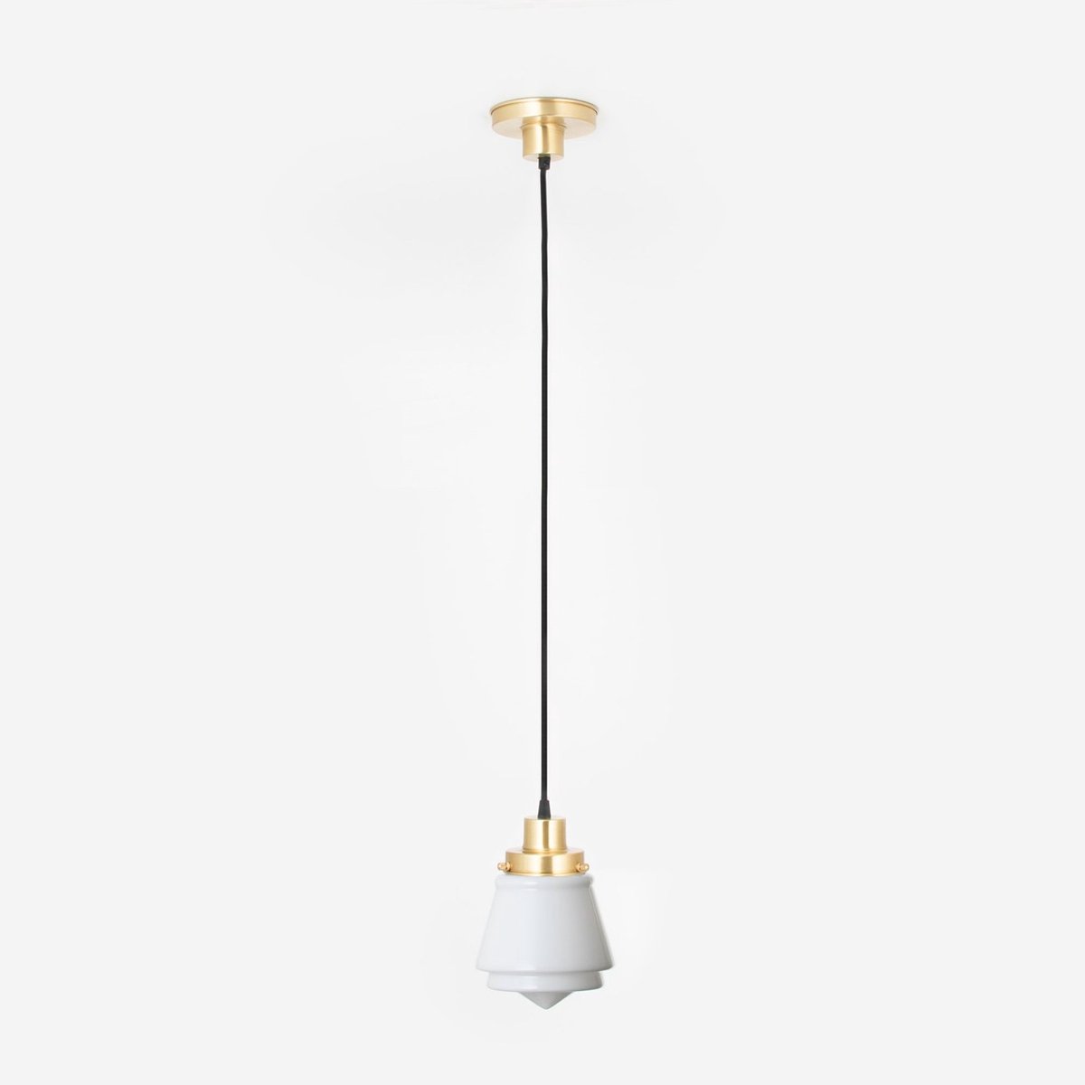 Hanglamp aan snoer Komeet 20's Messing - Art Deco Trade