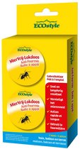 ECOstyle MierenLokdoos - Mierenpoeder voor Binnen en Buiten - Werkt enkele Weken - Bestrijd Mieren op e Wijze - 2 Stuks