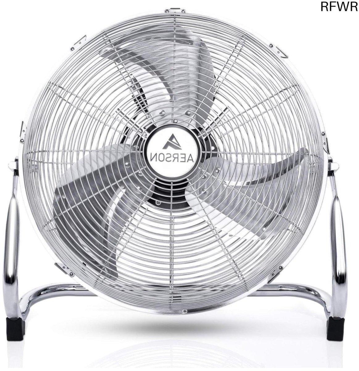 RFWR® Vloerventilator 30-40 cm met drie standen en hoge luchtstroom