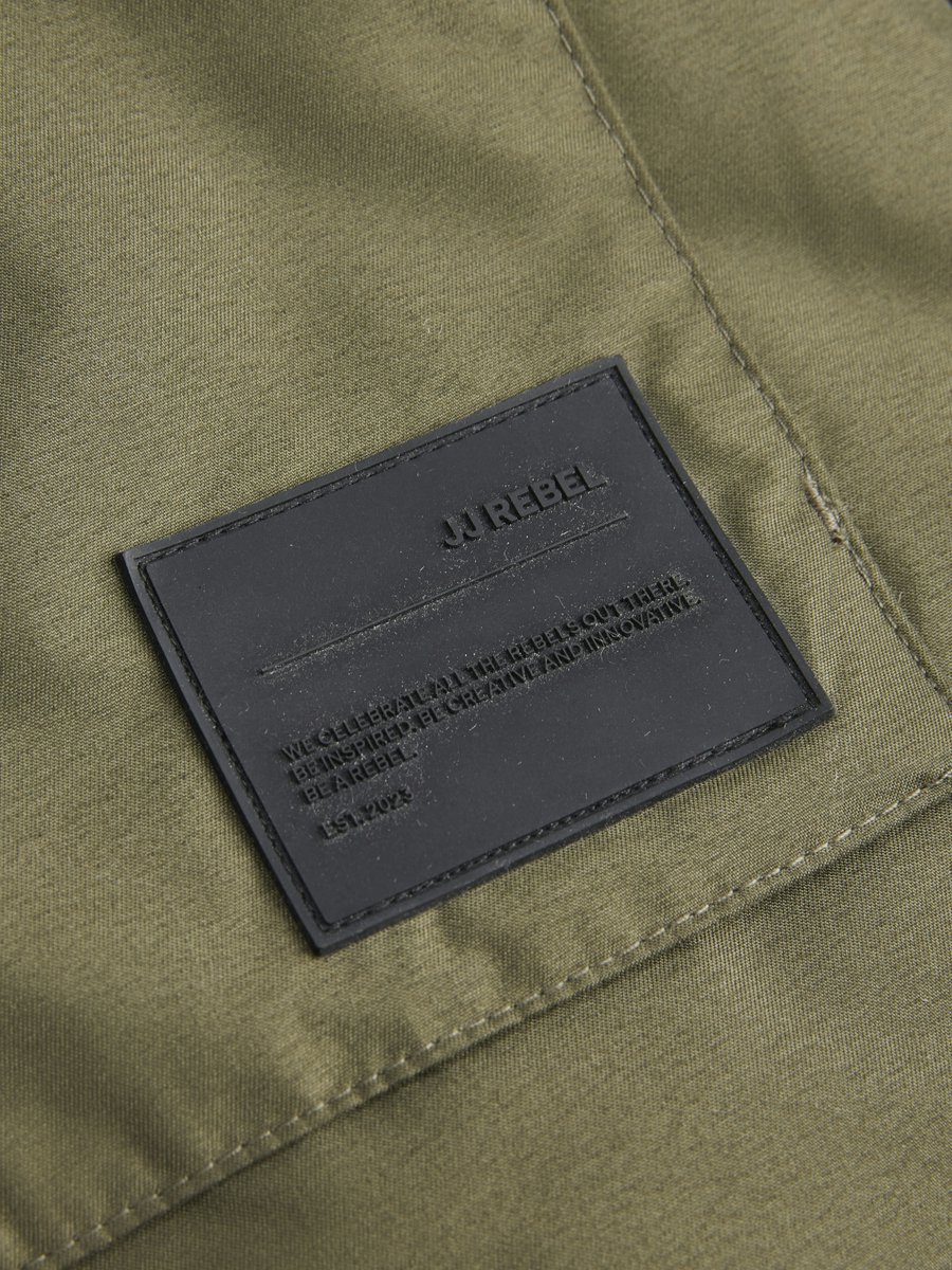 JJ REBEL heren parka winterjas groen — afbeelding 5