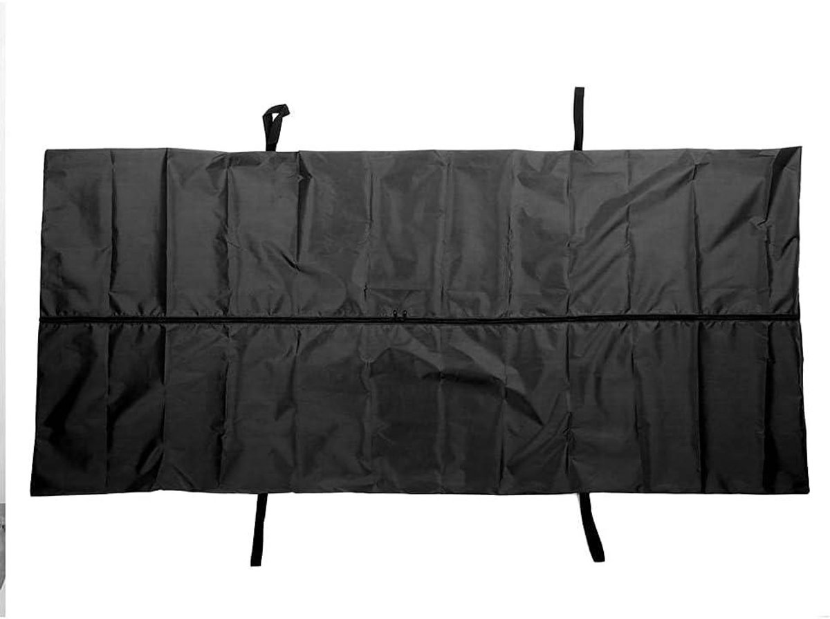 Allecto Plus - Lichaamszakken met lekvrije 210D waterdichte ongevallenzakken - Zwarte lijkentas voor begrafenis - 200 x 90 cm - Ramp.