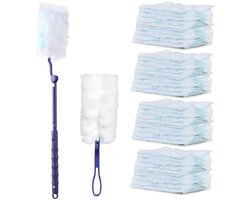 Stofplumeauset - Stofverwijdering - 40 navulverpakkingen - Blauw - Microvezel
