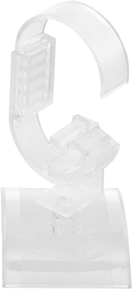 Allecto plus - 2 verstelbare armbanden voor sieraden en horloges met transparante vitrine standaard