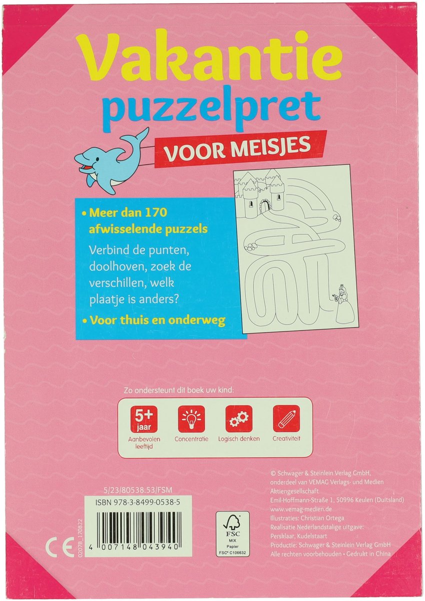 Vakantie Puzzelpret voor Meisjes
