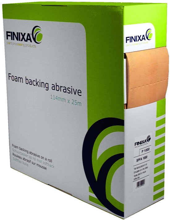 FINIXA Softback Flexibel Foam Schuurpads op rol 115mm - P240
