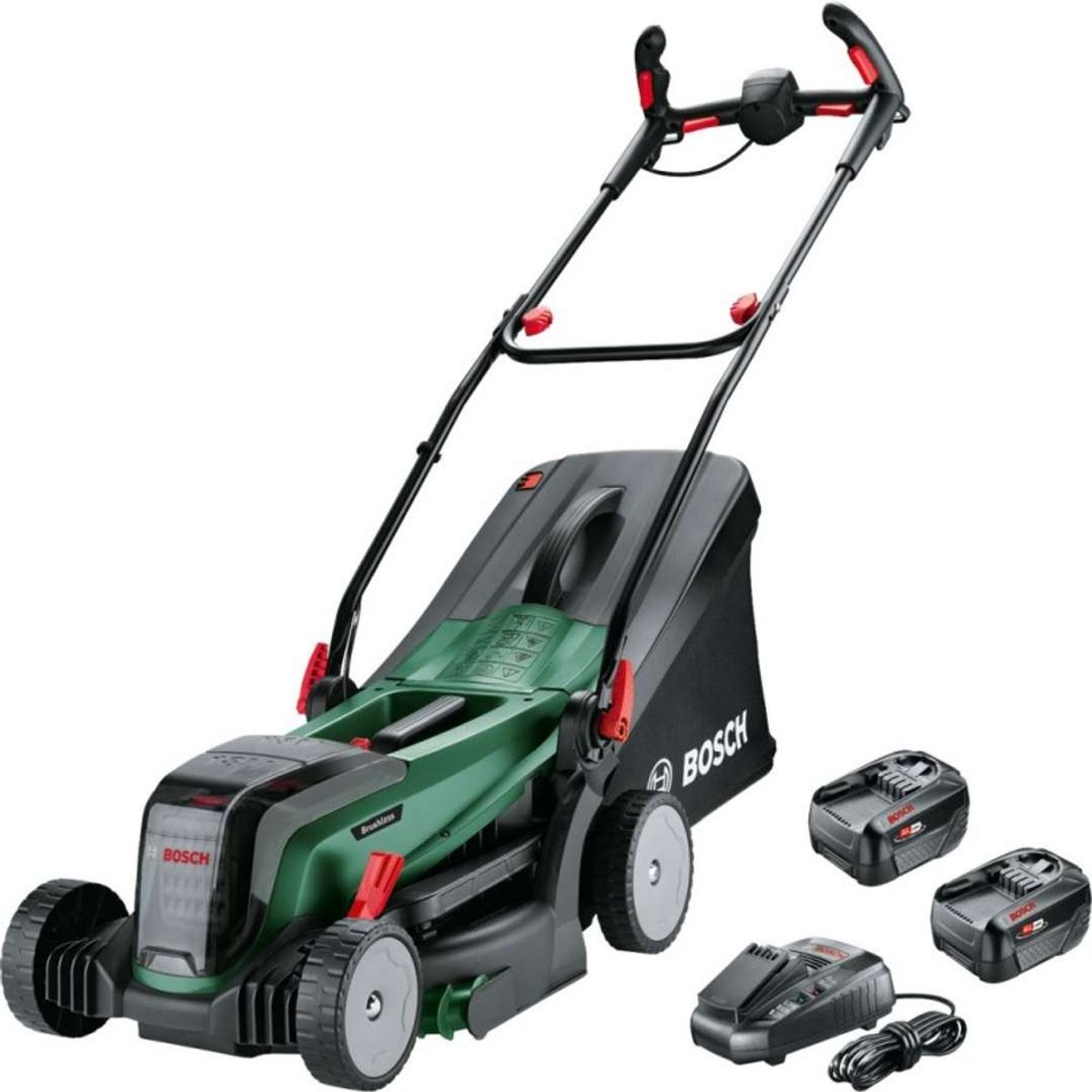 Bosch UniversalRotak 2x18V-37-550 - Accu-grasmaaier - Inclusief 2x 18V Li-Ion (4.0 Ah) accu en Lader