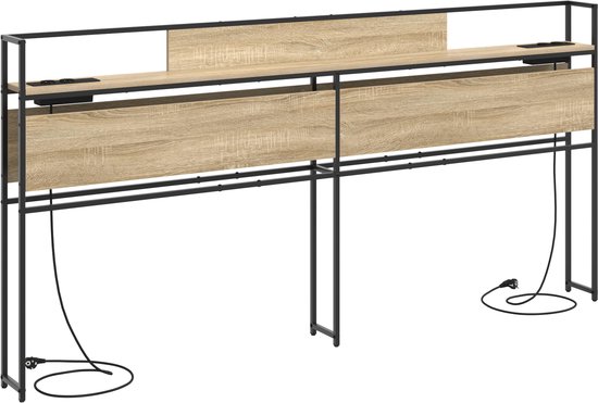Bureau Chêne sonoma 122 x 67 x 145 cm Bois d'ingénierie