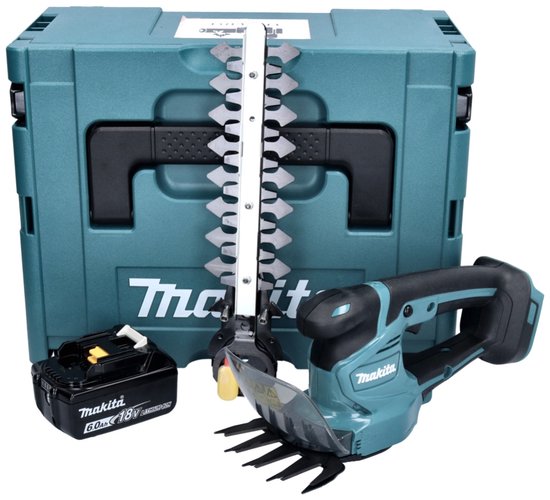 Makita DUM 111 G1XJ Accu grasschaar heggenschaar 18 V + 1x accu 6.0 Ah + Makpac - zonder lader — afbeelding 3