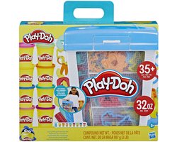 Play-Doh knutselset meeneemkoffer creatief speelgoed multicolor.