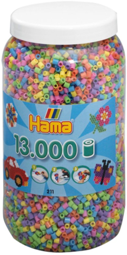 Hama Strijkkralen in een Ton