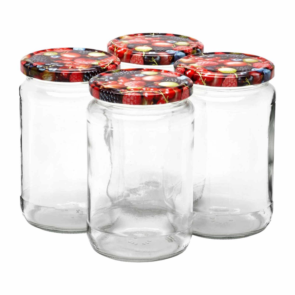 Einmachgläser / Sturzgläser Wildberries 720 ml Set van 4