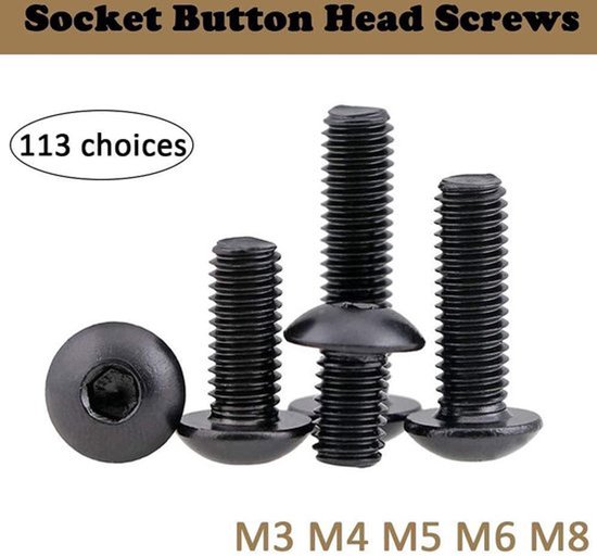 Montageschroef Met Bolkop, Torx, Roestvrij Zuurbestendig Staal  A4 Aisi 316 Marineklasse O29 X 16 Mm 20 Pack