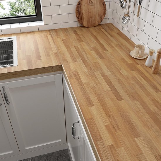 Plakfolie hout bruin meubelfolie houtlook 60 x 1000 cm behang zelfklevend retro meubelsticker houtnerf decoratieve folie hout eiken wandbekleding houtbehang rustiek wandpapier