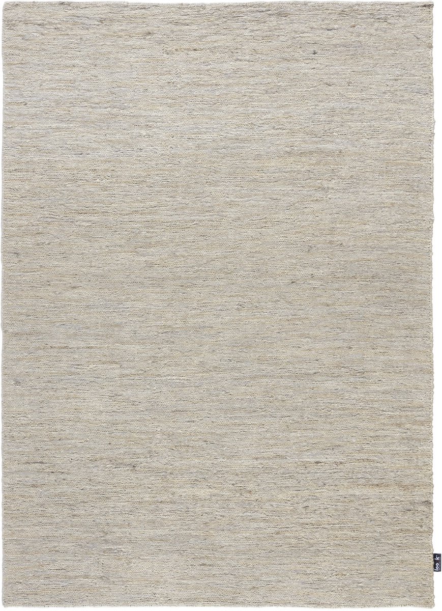 Lino Terra Sand Tapijt 170x240cm - Natuurlijk Hennep Vloerkleed - Vlakgeweven Laagpolig Tapijt - 100% Hennep – 3,5 kg/m² - Duurzaam en Stijlvol