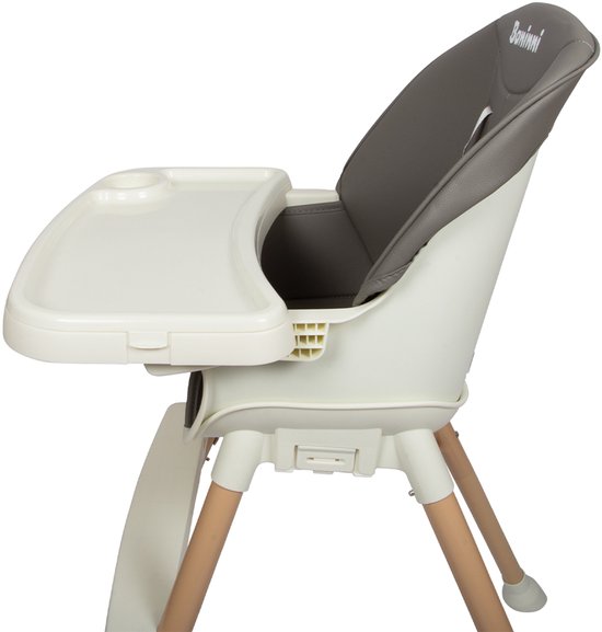 Baninni 4-in-1 Kinderstoel - Meegroeistoel Inigo Grijs van Baninni — afbeelding 2
