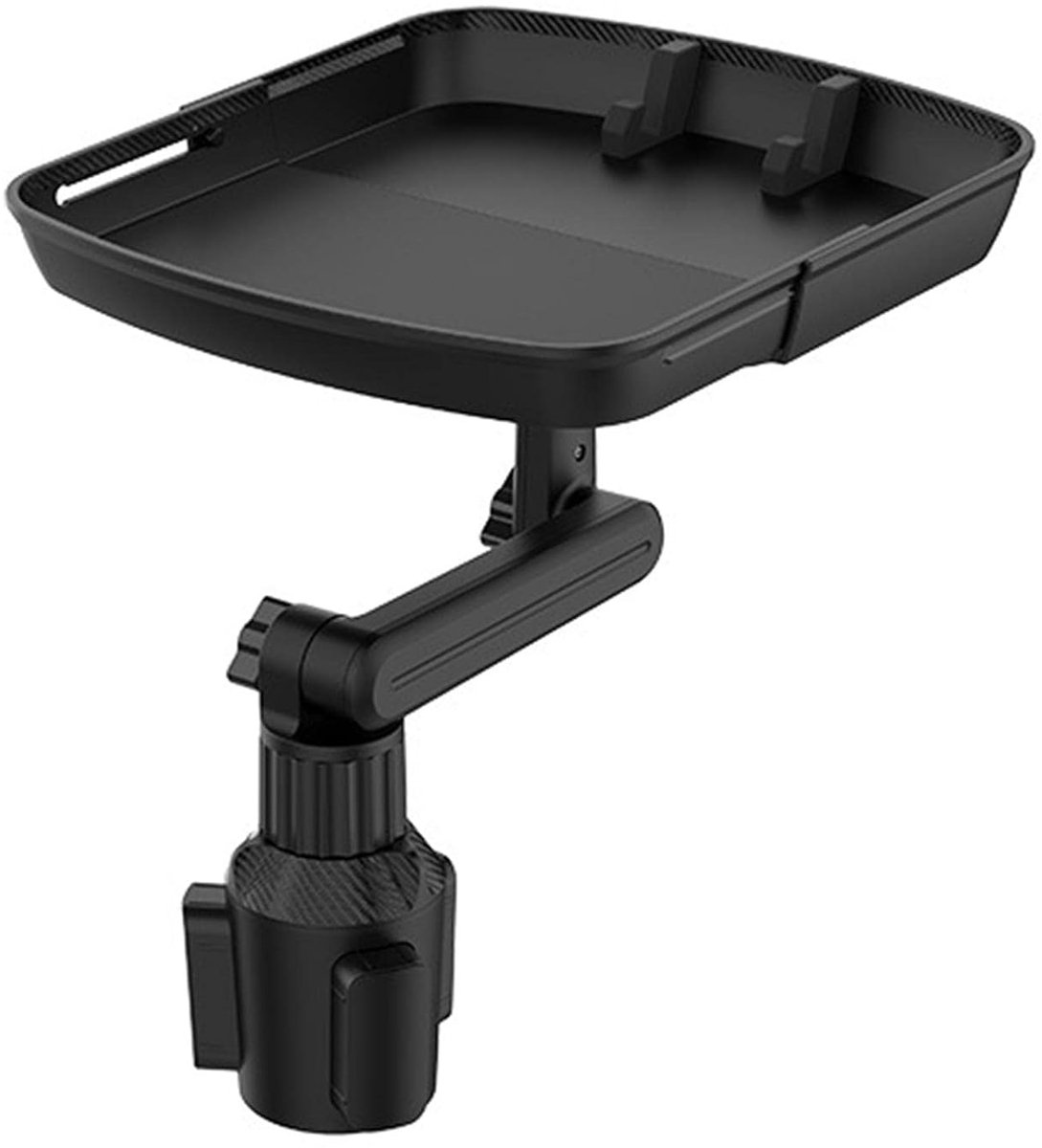 Bekerhouder voor auto - 360º rotatie - zwart - antislip