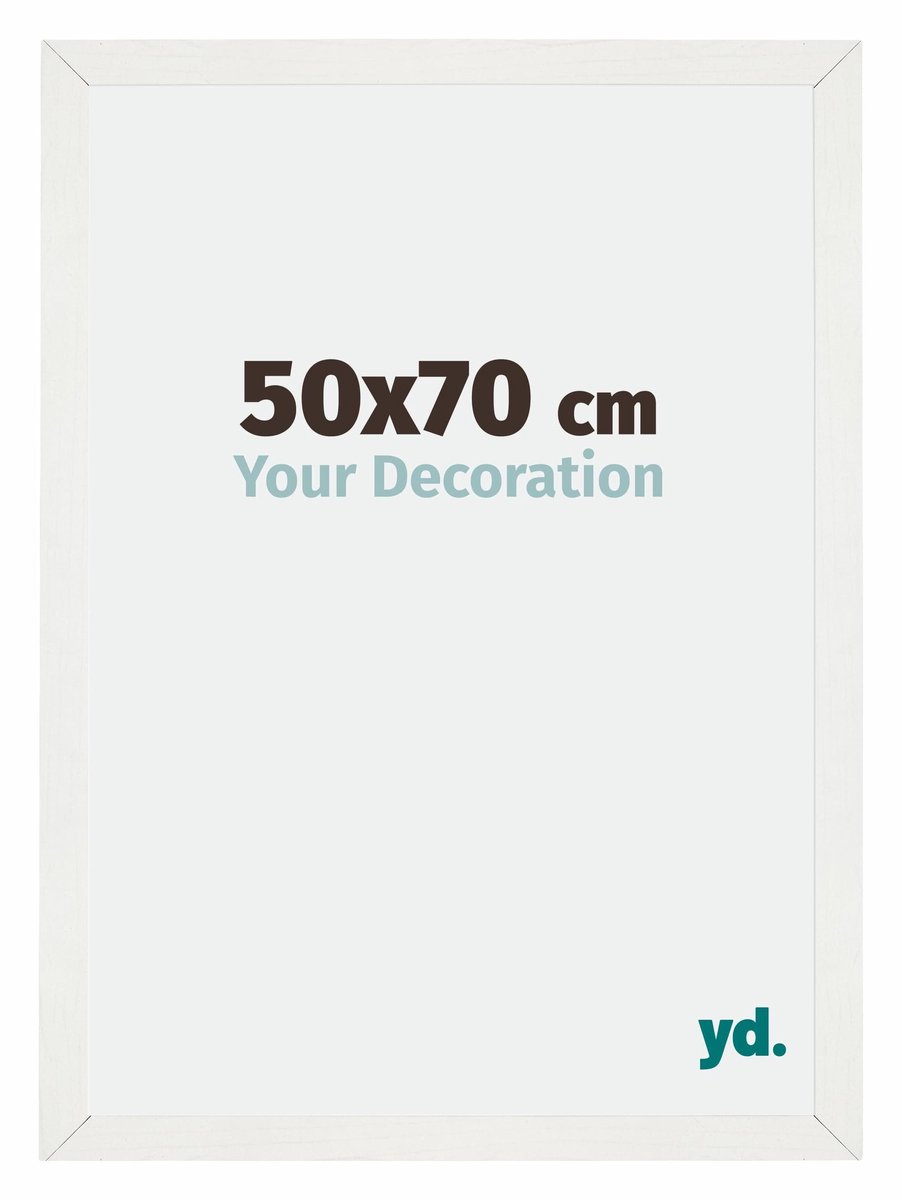 yd. Your Decoration - Fotolijst 50x70 cm - MDF - Wit Geveegd - Mura