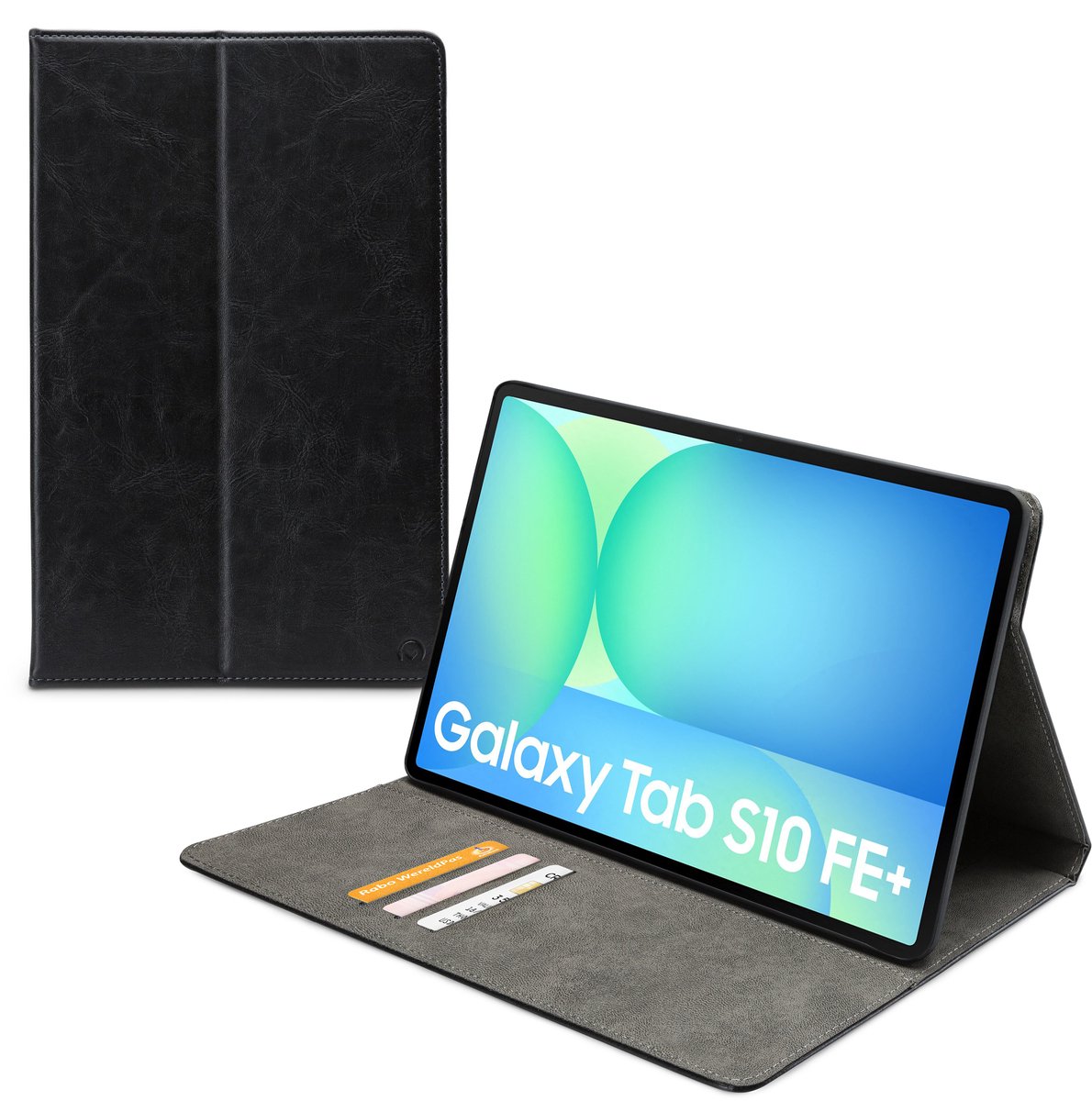 Mobilize Tablethoes geschikt voor Samsung Galaxy Tab S10 FE Plus Hoes | Mobilize Premium Folio Bookcase - Zwart