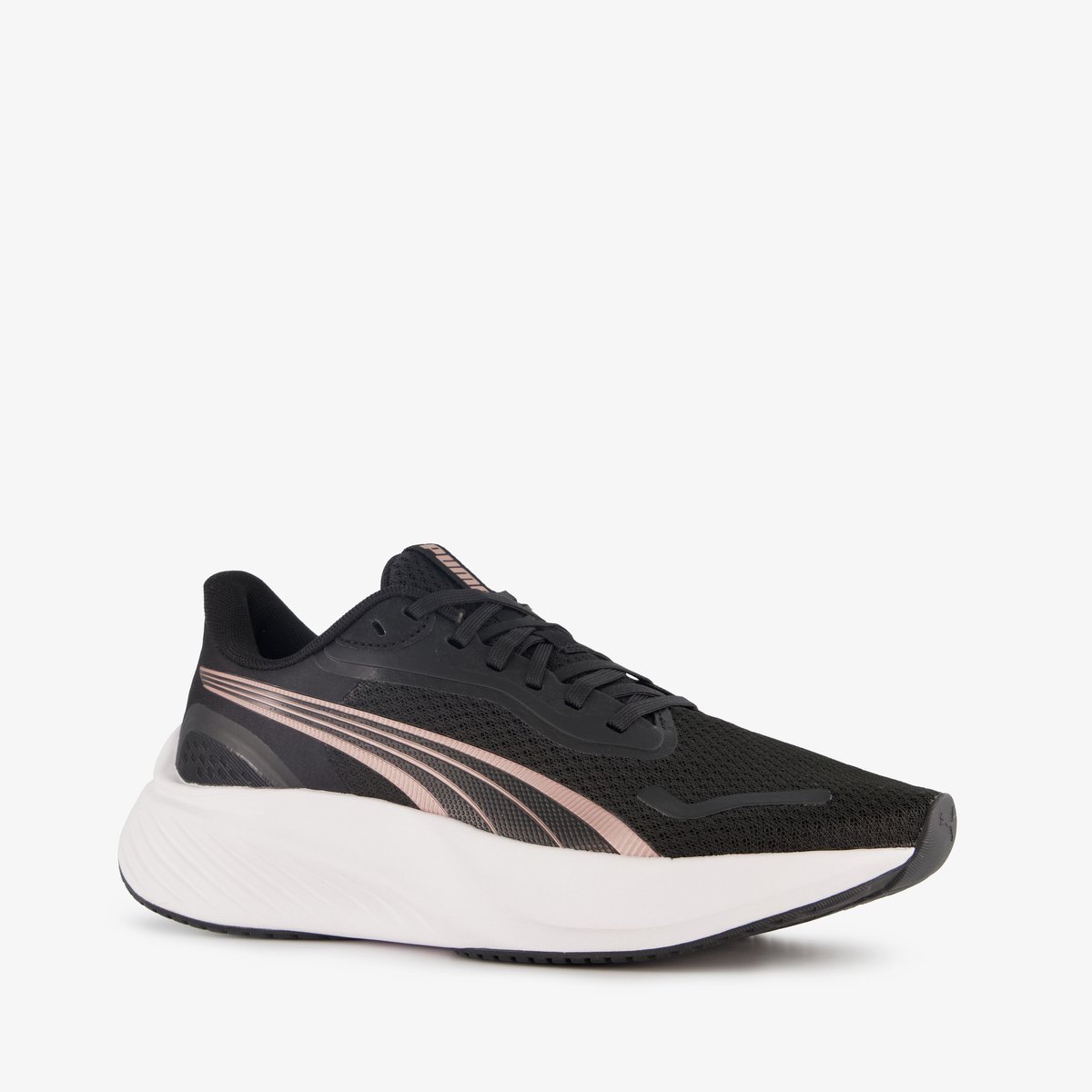 Puma Pounce Lite dames hardloopschoenen – Uitneembare zool Zwart