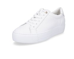 Paul Green 5241 Lage sneakers - Leren Sneaker - Dames - Wit - Maat 39