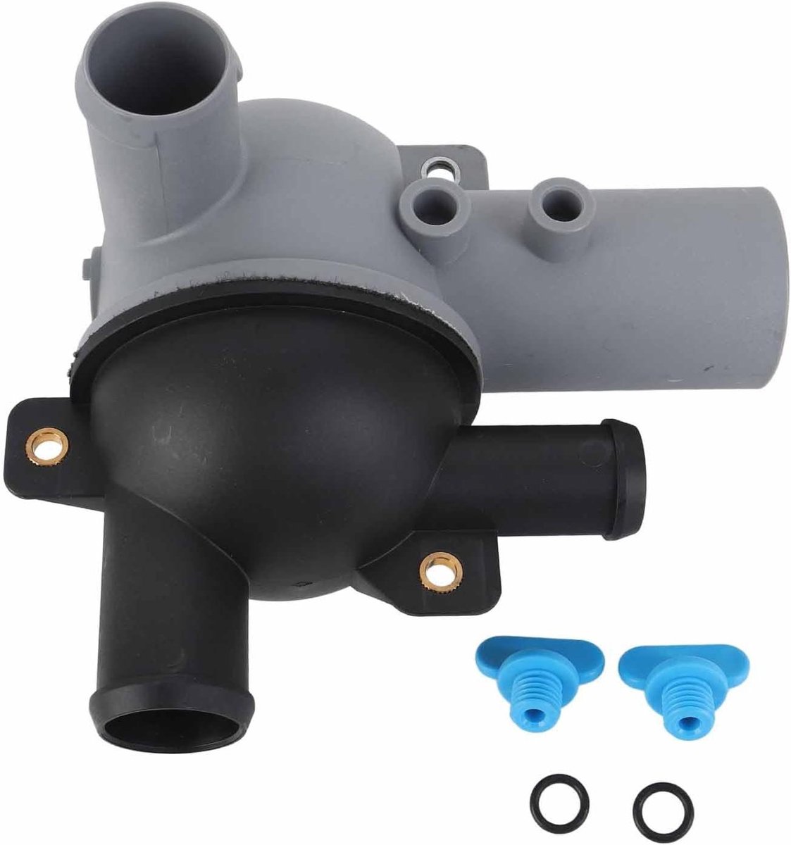 Allecto Plus - Waterverdeelblok voor MerCruiser Binnenboordmotor - Geschikt voor 4.3 5.0 5.7 6.2L V6 V8-motoren - Handmatige Aftapplug - Gemaakt van ABS-materialen