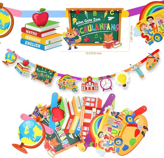 Guirlande De Sacs à Sucre Multicolores - Bannière Décorative