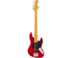 Fender American Ultra II Jazz Bass V MN Sinister Red - Elektrische basgitaar