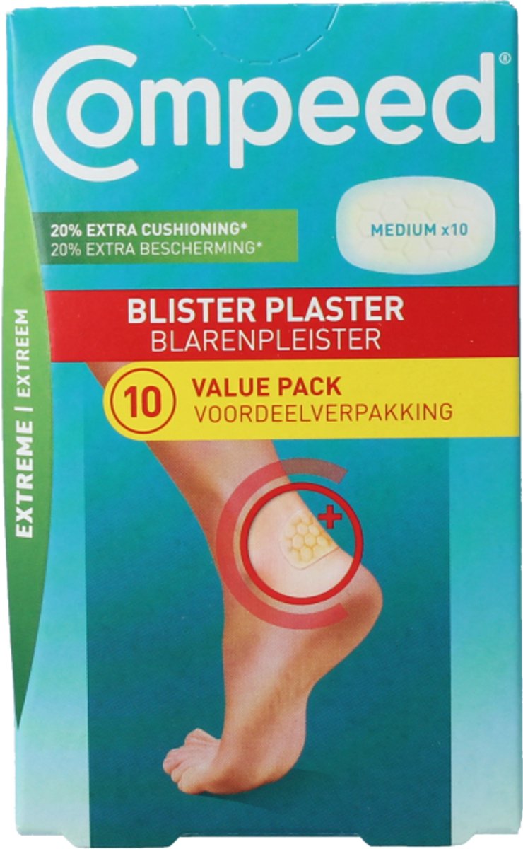 Goedkoopste Compeed Blarenpleisters Extreme Grootverpakking - Blarenpleisters - blarenpleisters bieden directe pijnverlichting, snellere genezing - 10 stuks