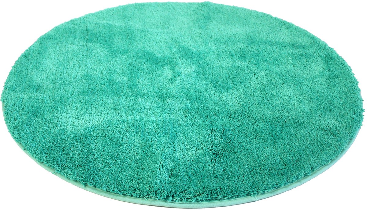 Kinzler J-10001/26 smaragd badmat, microvezel, 90 cm rond
