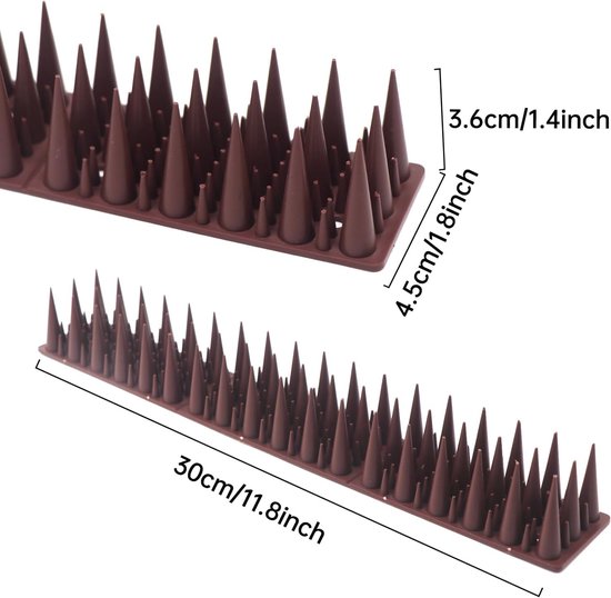 Forever Speed 10 Pics Anti-oiseaux Plastique Anti-pigeons Anti