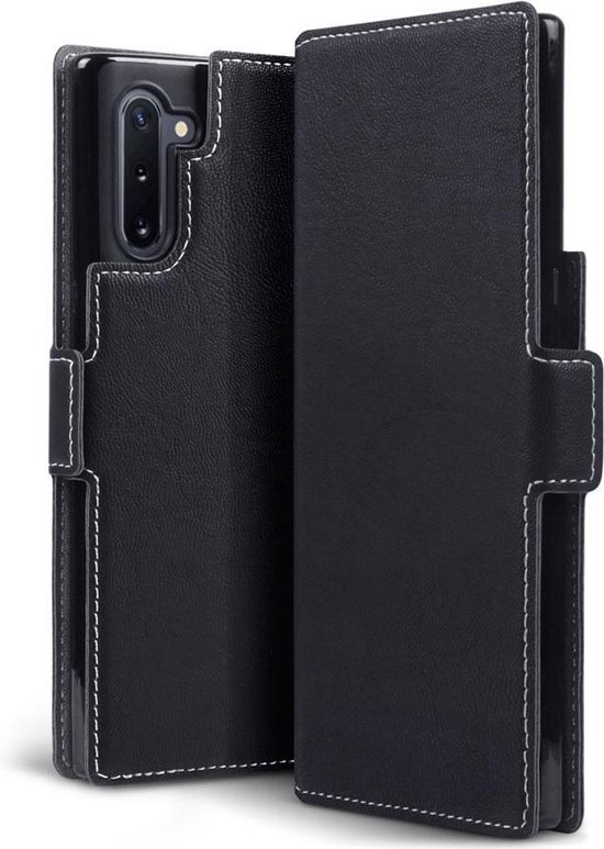 Samsung Galaxy Note 10 Bookcase hoesje - CaseBoutique - Effen Zwart - Kunstleer