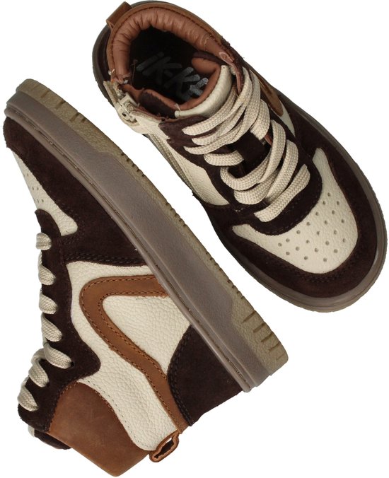 Baskets pour femmes IK-KE - Garçons - Marron - Taille : 32