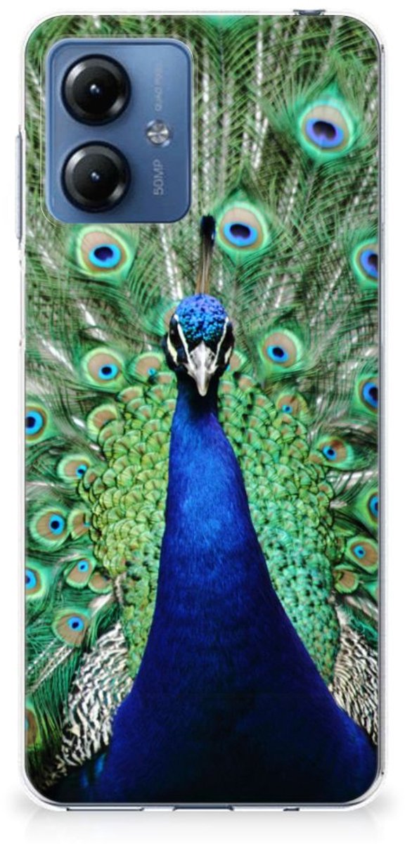 Motorola Moto G14 TPU Hoesje Pauw