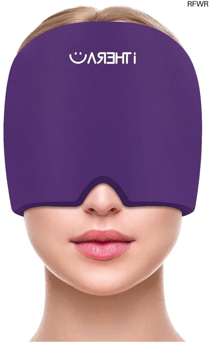 RFWR® Migraine Masker Koude Therapie met 360° Koeling - Herbruikbaar Anti-Migrainemuts voor Pijnverlichting