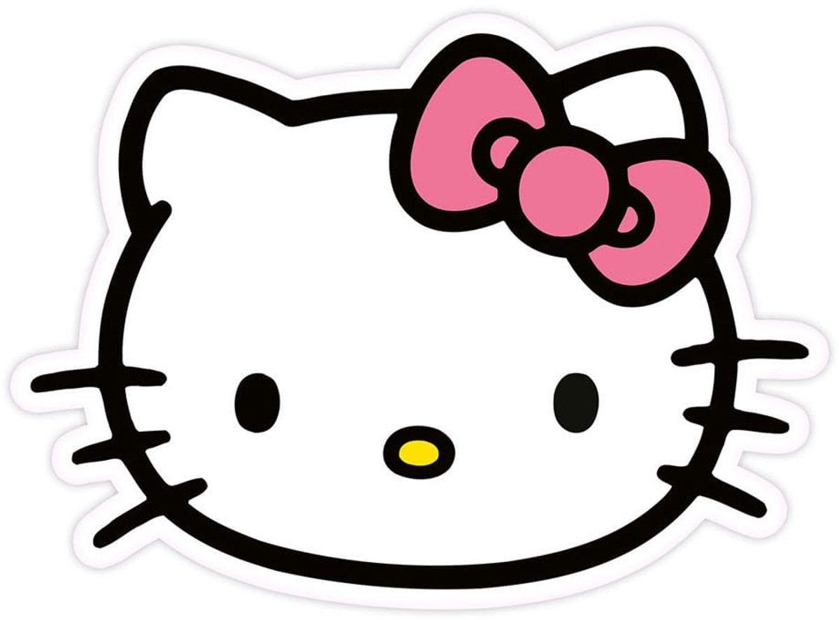 Herding Sanrio Pillow Hello Kitty Face 36 cm Kussens