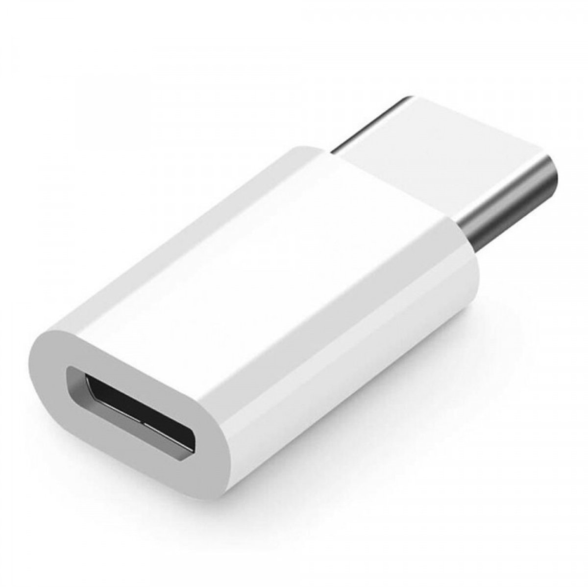 Ulanax® | Micro USB-naar-USB-C Adapter - Converter - Wit - 1 stuk