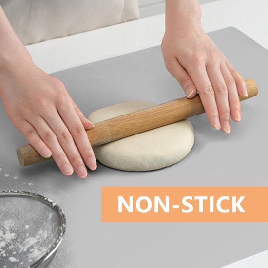 SUPER KITCHEN Siliconen Bakmat, Antiaanbak Rolling