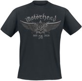 Motörhead 50 Wings Badge Heren T-shirt - zwart - 4XL