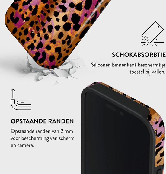 Burga Tough Case geschikt voor Apple iPhone 16 Pro - Wild Era